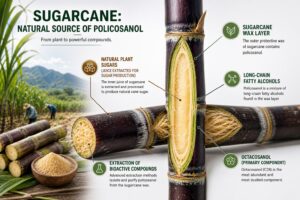 sugarcane, polocosanol, octacolanol 
